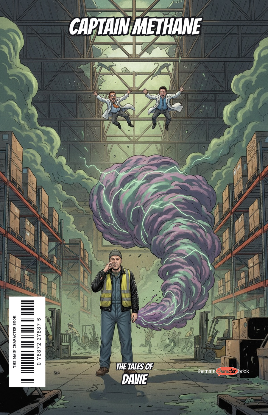 Captain Methane — personalised front cover