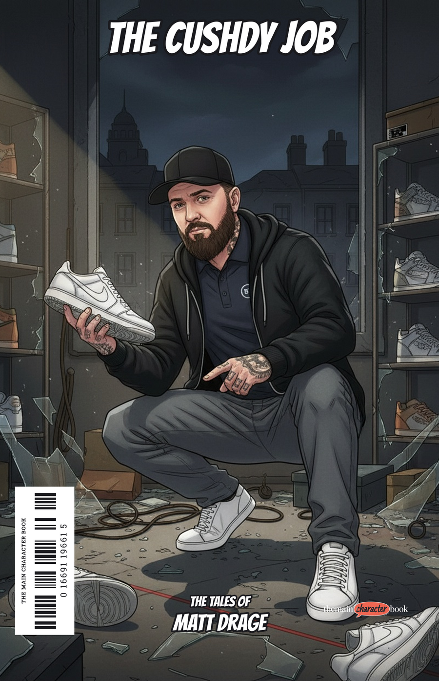 The Cushdy Job — personalised front cover