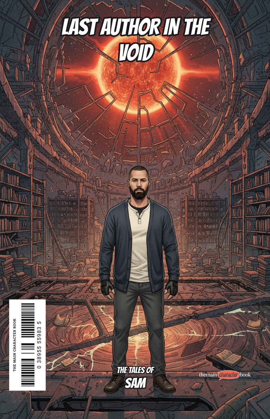 Last Author in the Void — personalised front cover