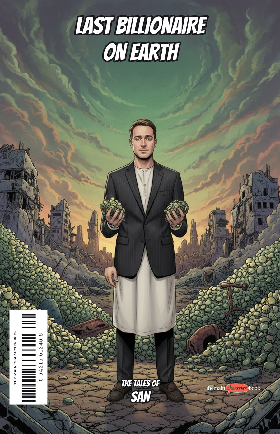 Last Billionaire on Earth — personalised front cover