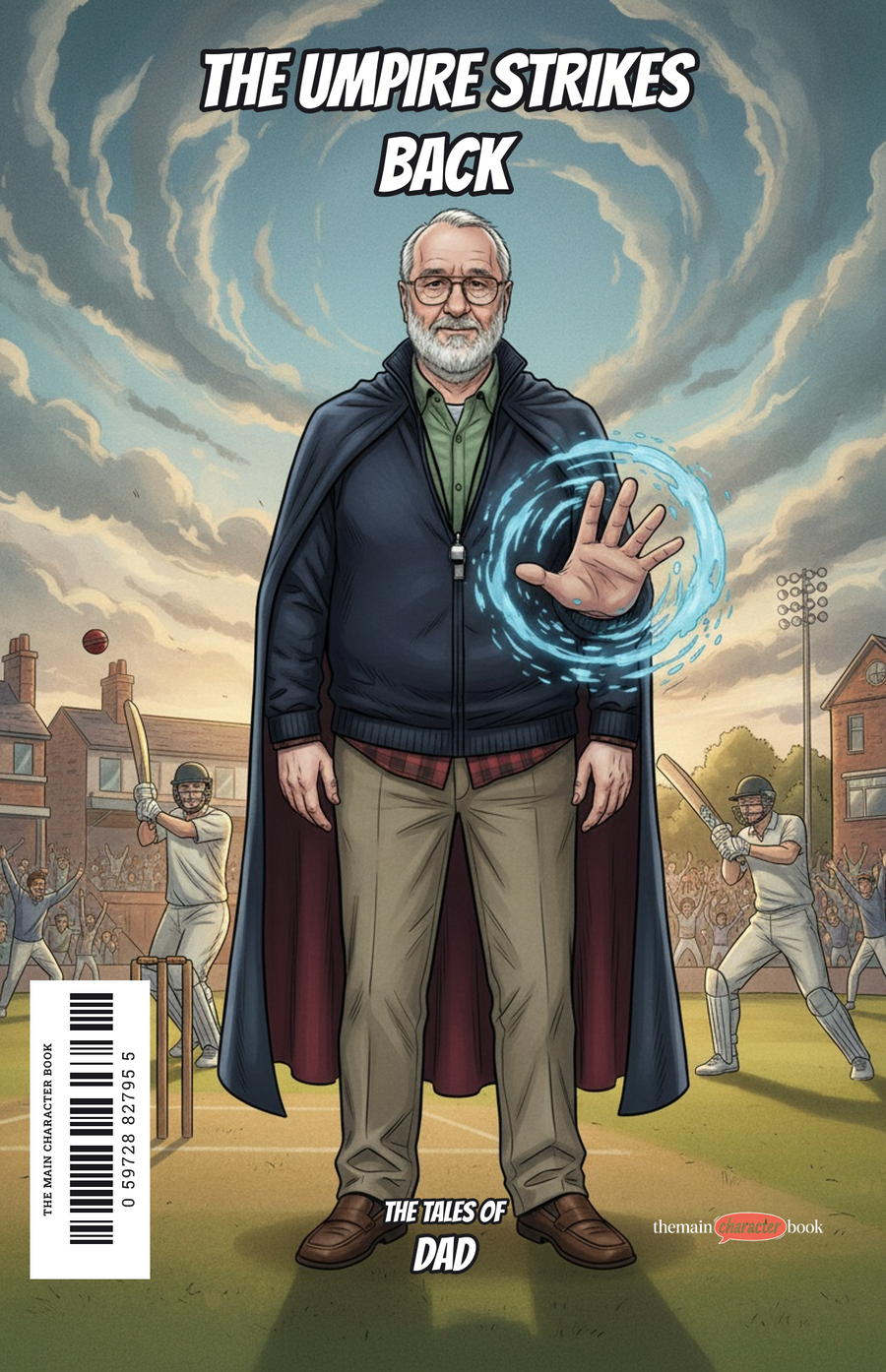 The Umpire Strikes Back — personalised front cover