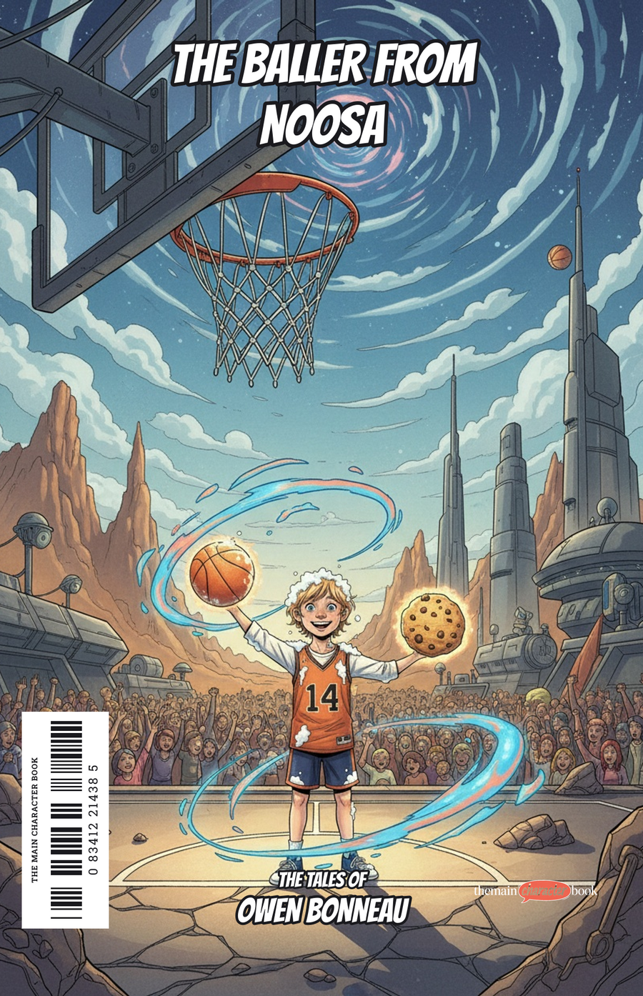 The Baller from Noosa — personalised front cover