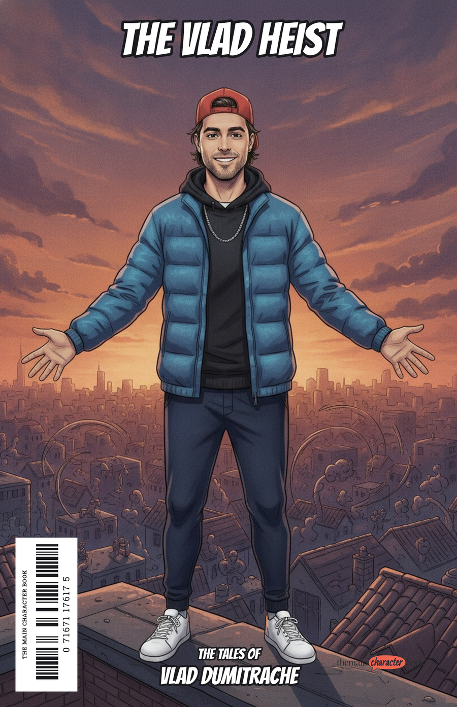 The Vlad Heist — personalised front cover