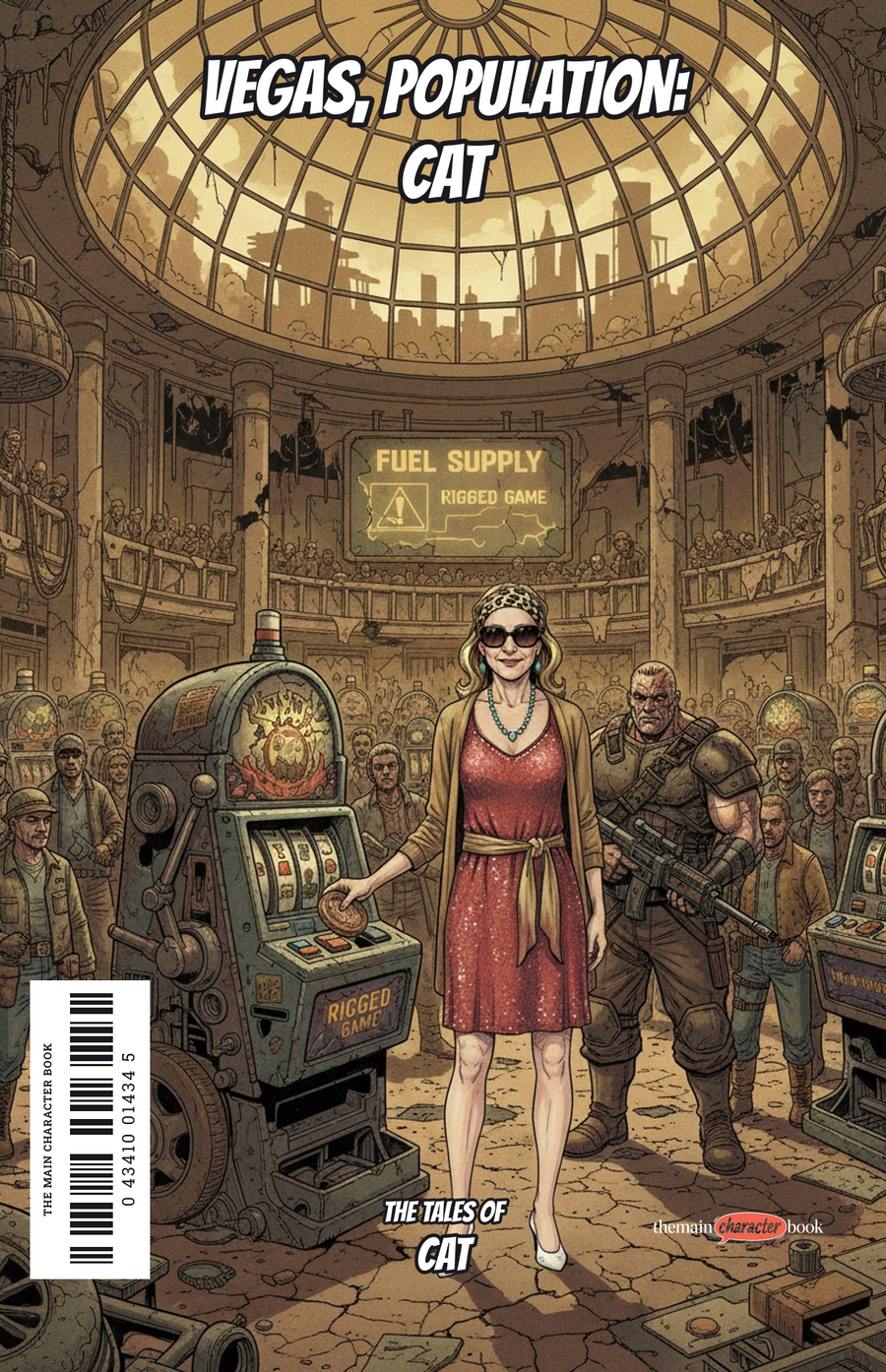 Vegas, Population: Cat — personalised front cover