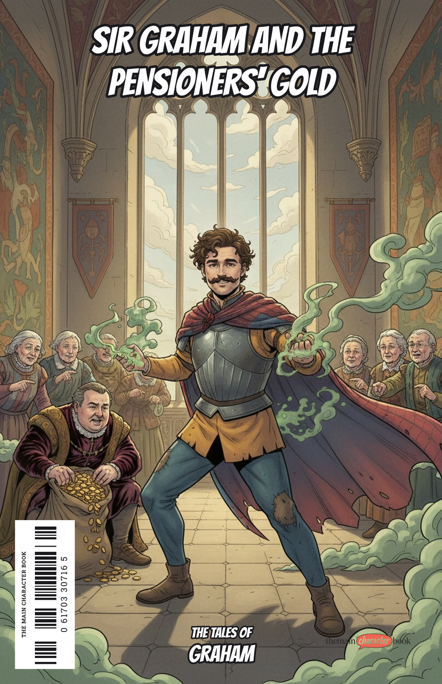 Sir Graham and the Pensioners' Gold — personalised front cover