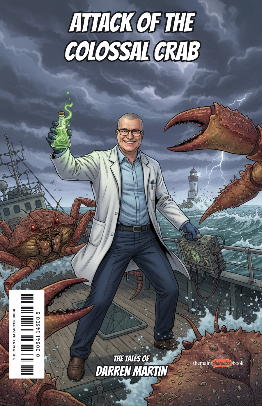 Attack of the Colossal Crab — personalised front cover
