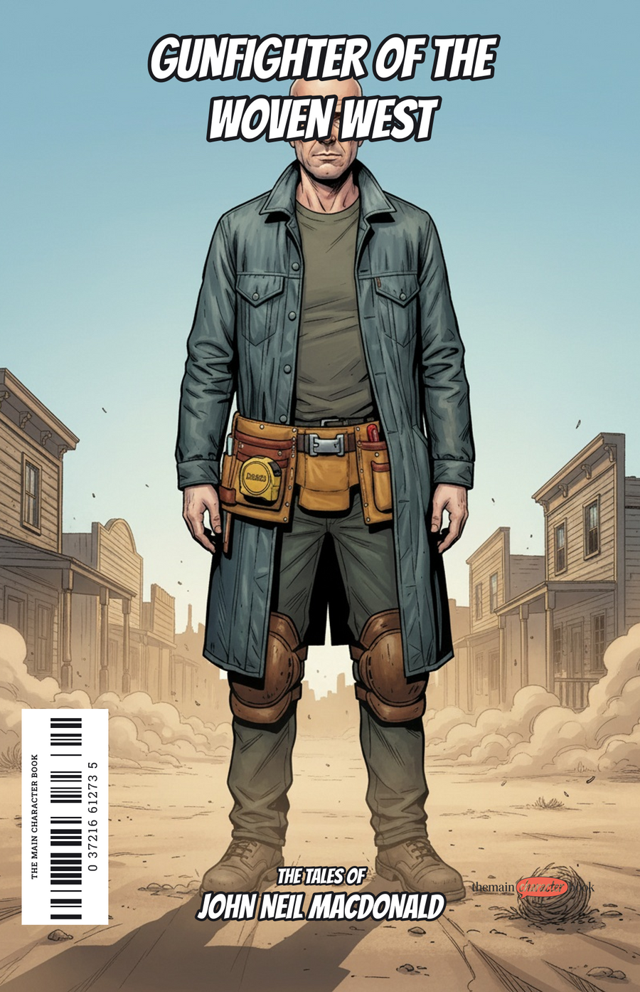 Gunfighter of the Woven West — personalised front cover