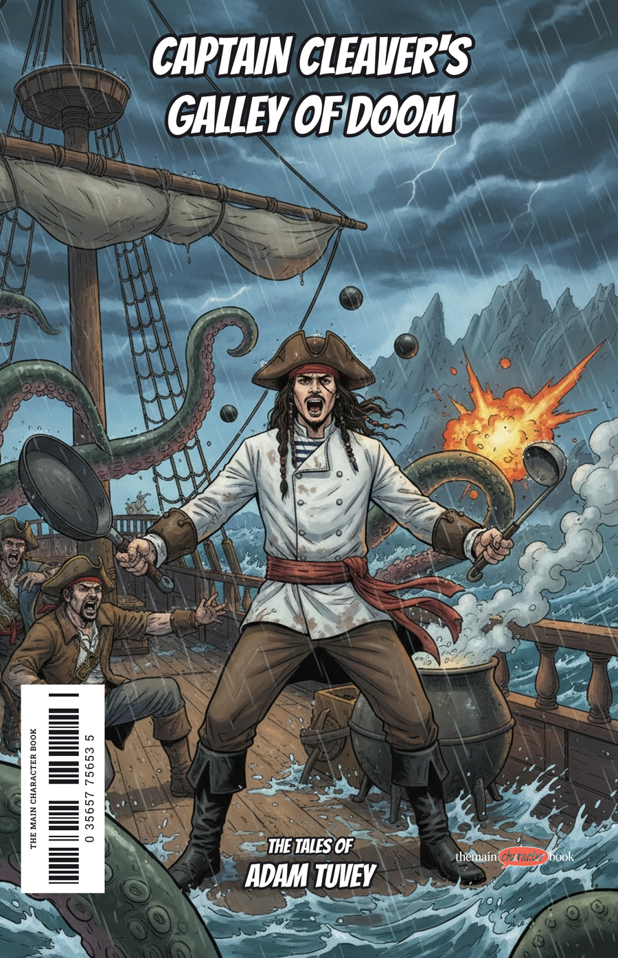 Captain Cleaver's Galley of Doom — personalised front cover