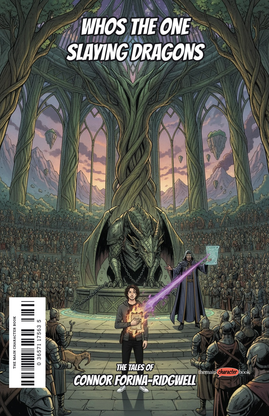 Whos The One Slaying Dragons — personalised front cover
