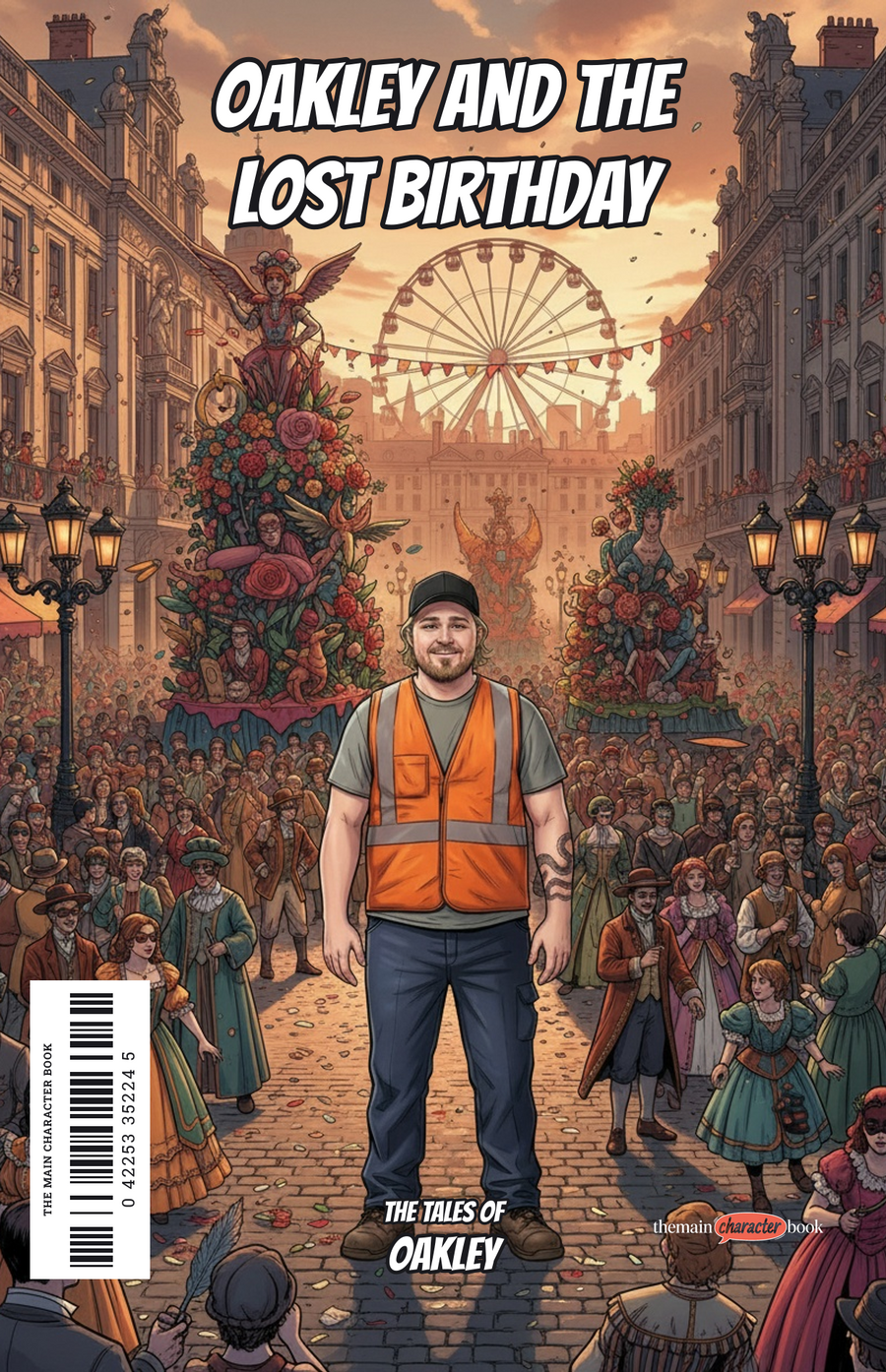 Oakley and the Lost Birthday — personalised front cover