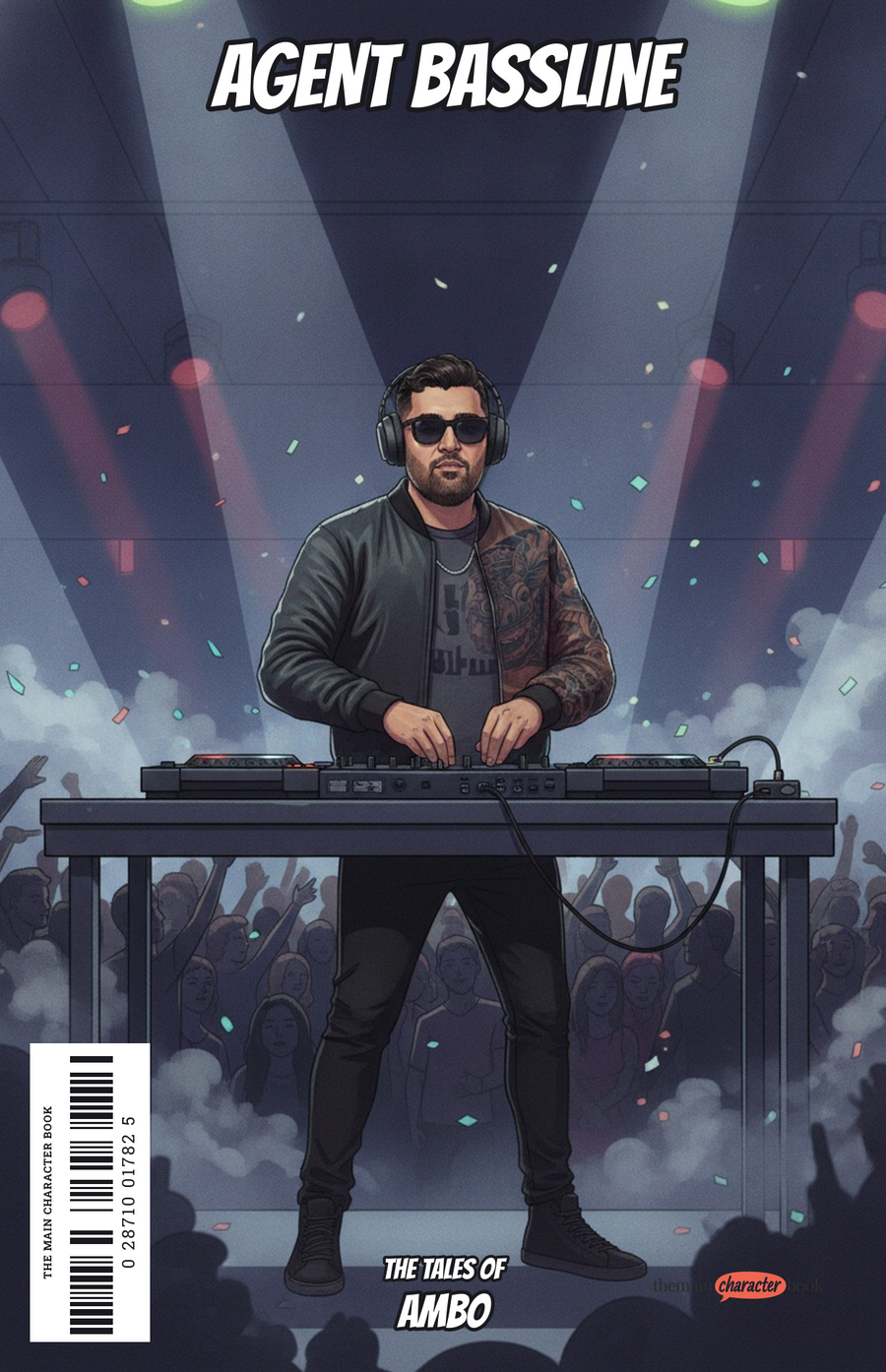 Agent Bassline — personalised front cover