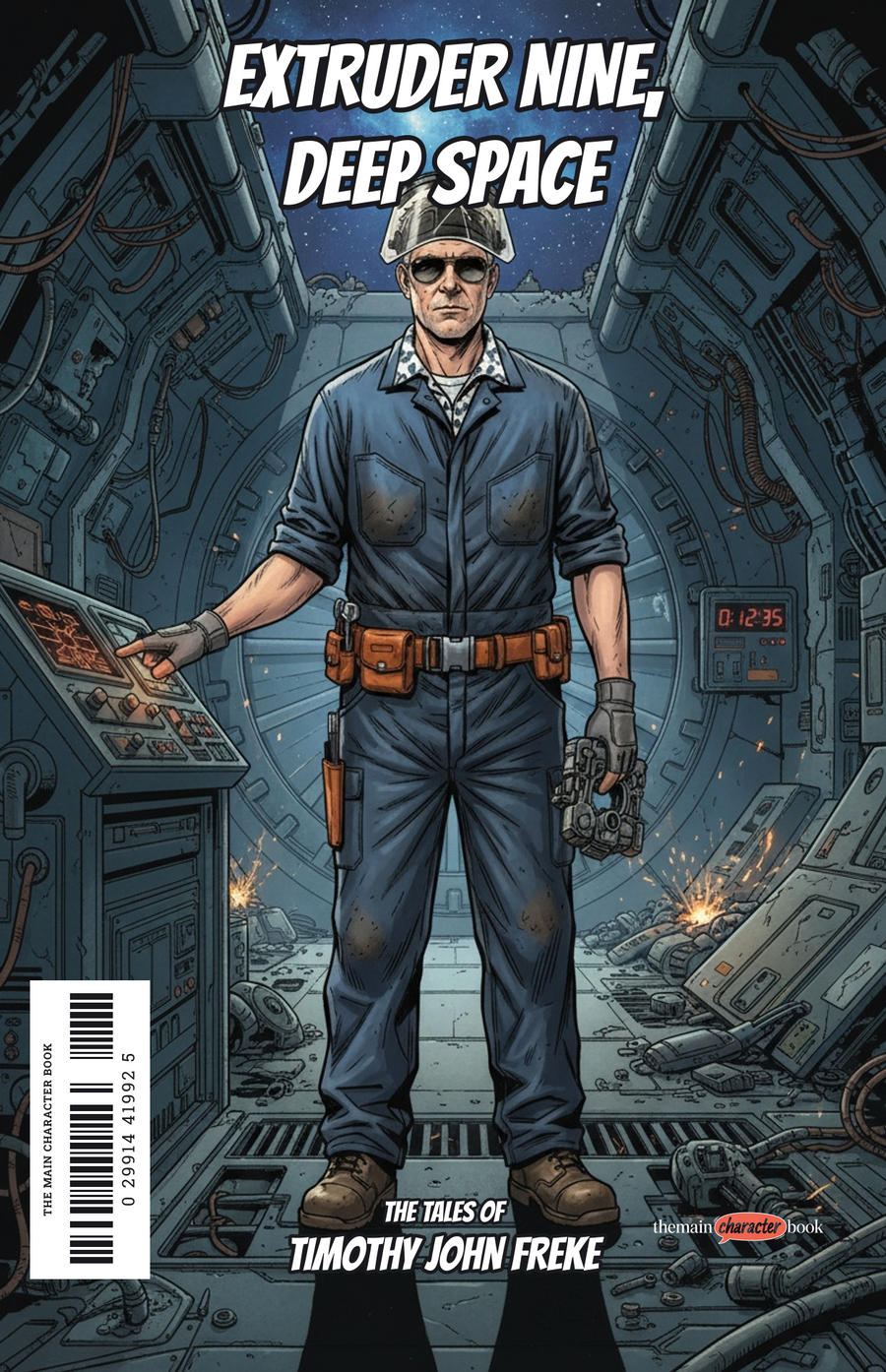 Extruder Nine, Deep Space — personalised front cover