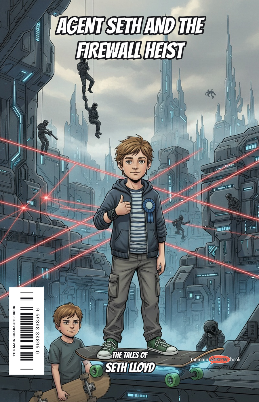 Agent Seth and the Firewall Heist — personalised front cover