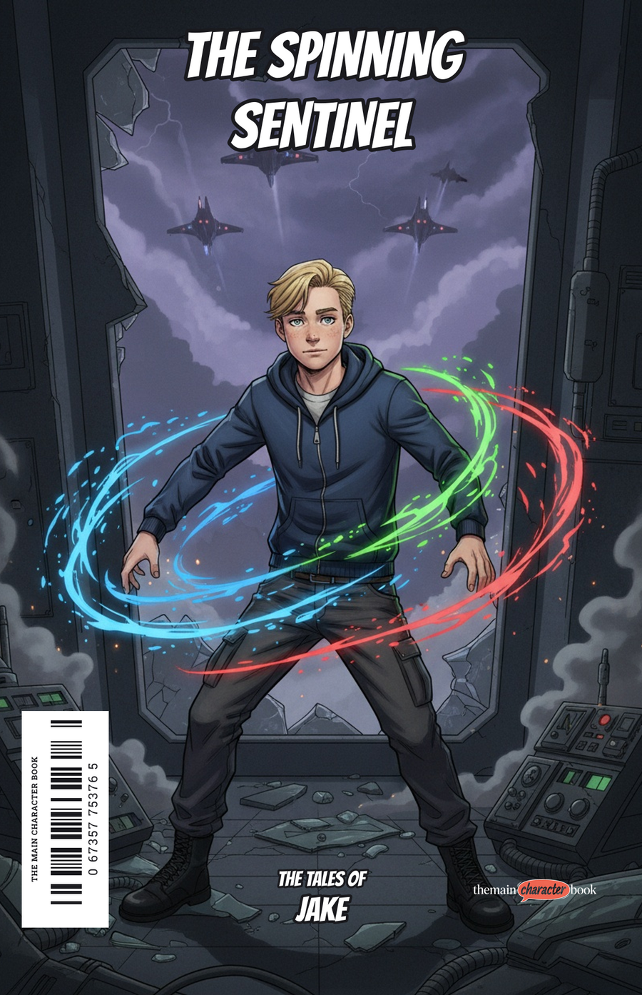 The Spinning Sentinel — personalised front cover