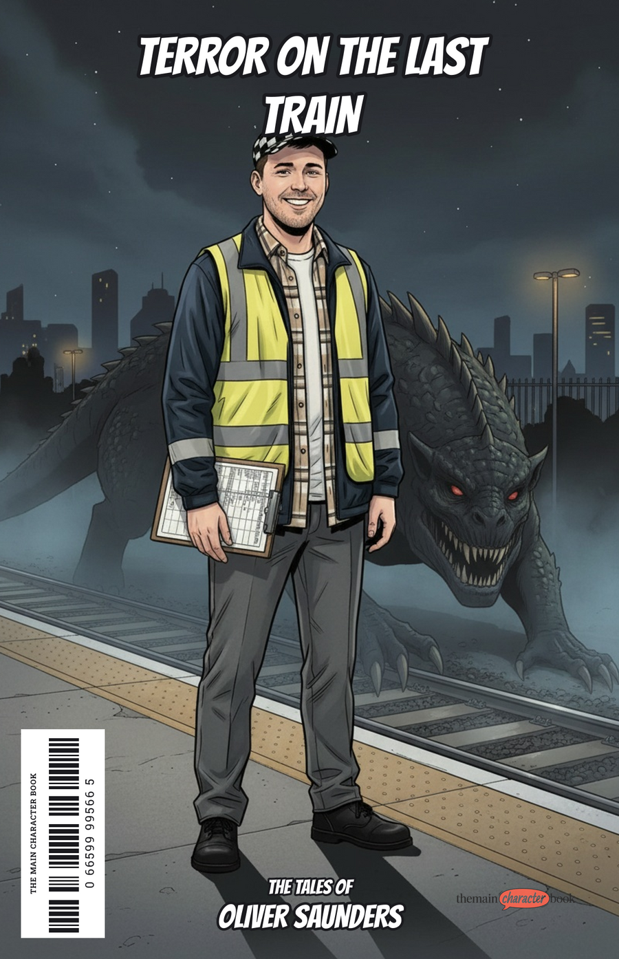 Terror on the Last Train — personalised front cover