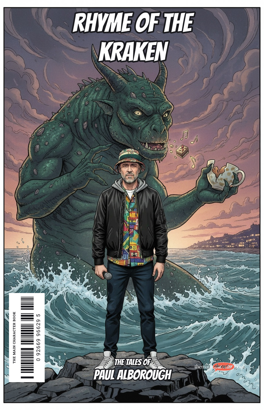 Rhyme of the Kraken — personalised front cover