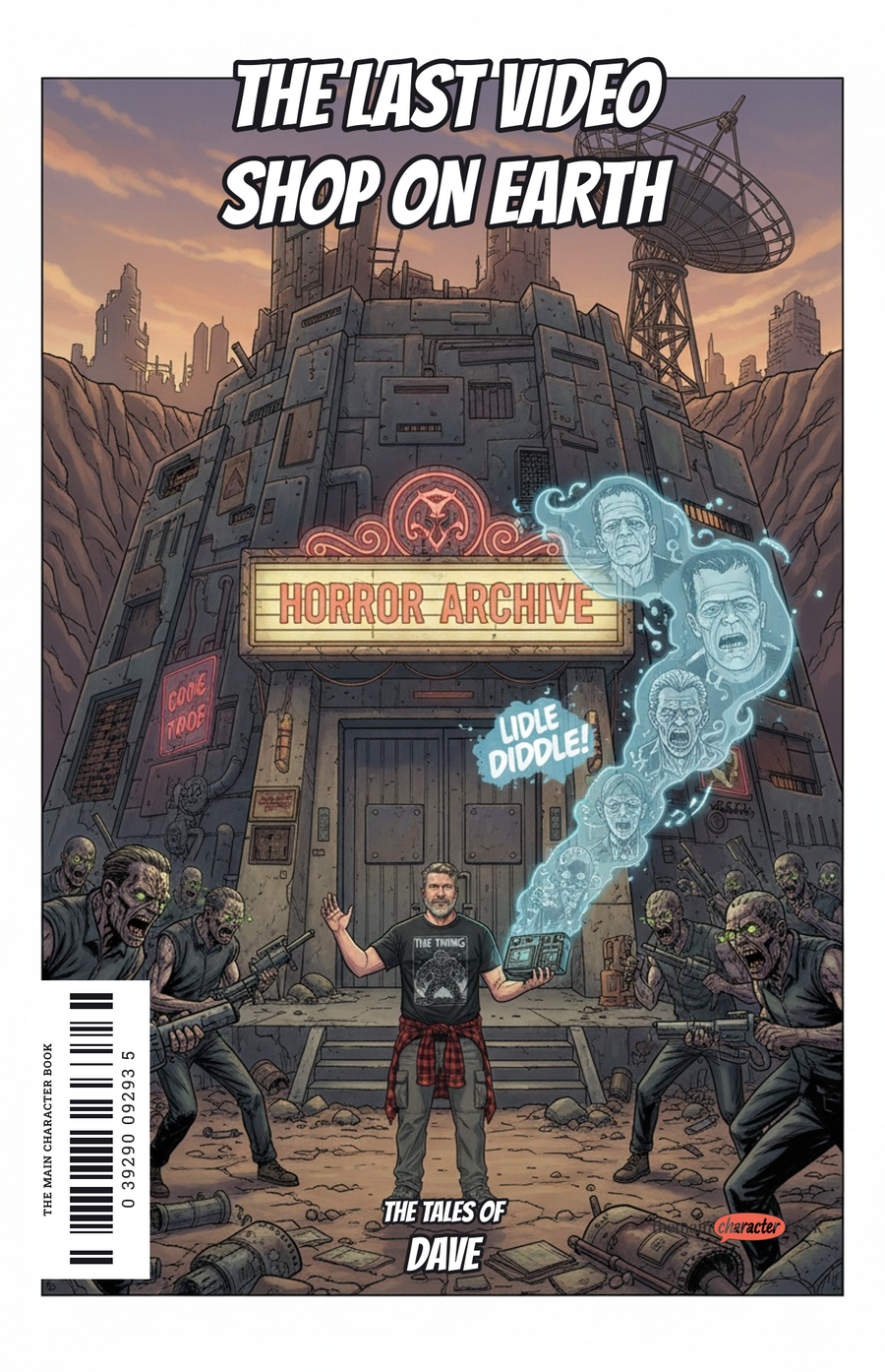 The Last Video Shop on Earth — personalised front cover