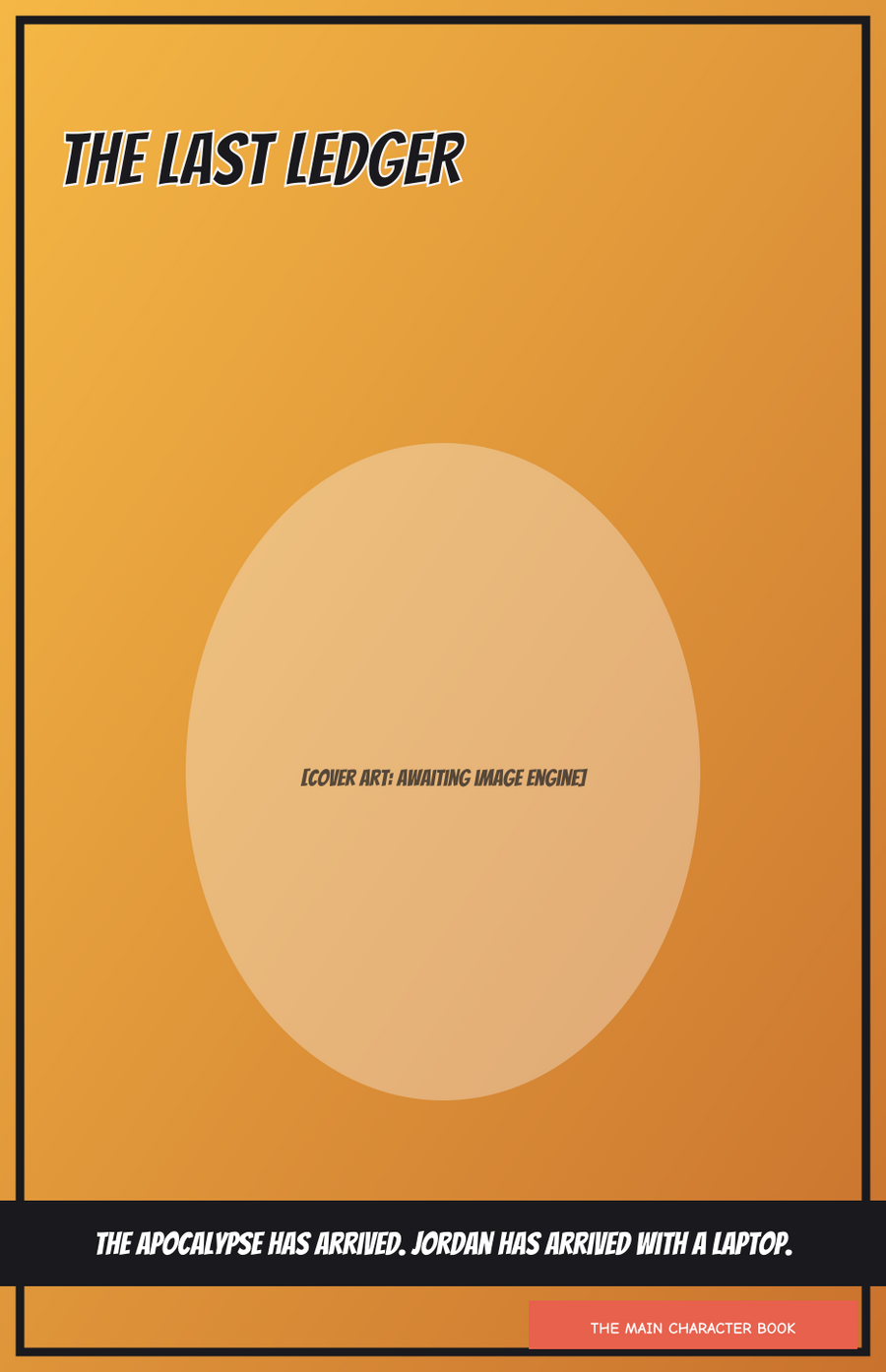 The Last Ledger — personalised front cover
