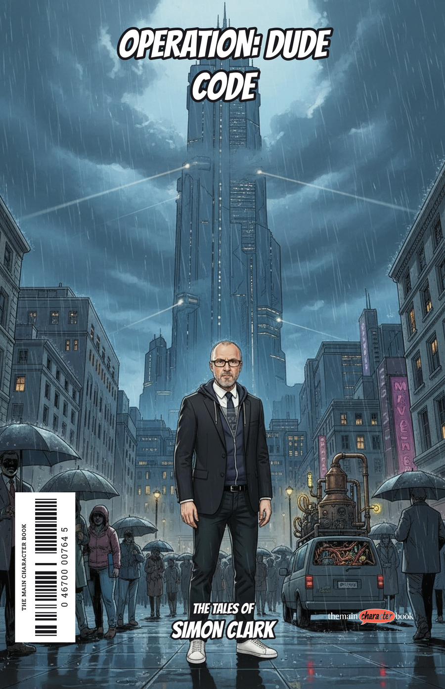 Operation: Dude Code — personalised front cover