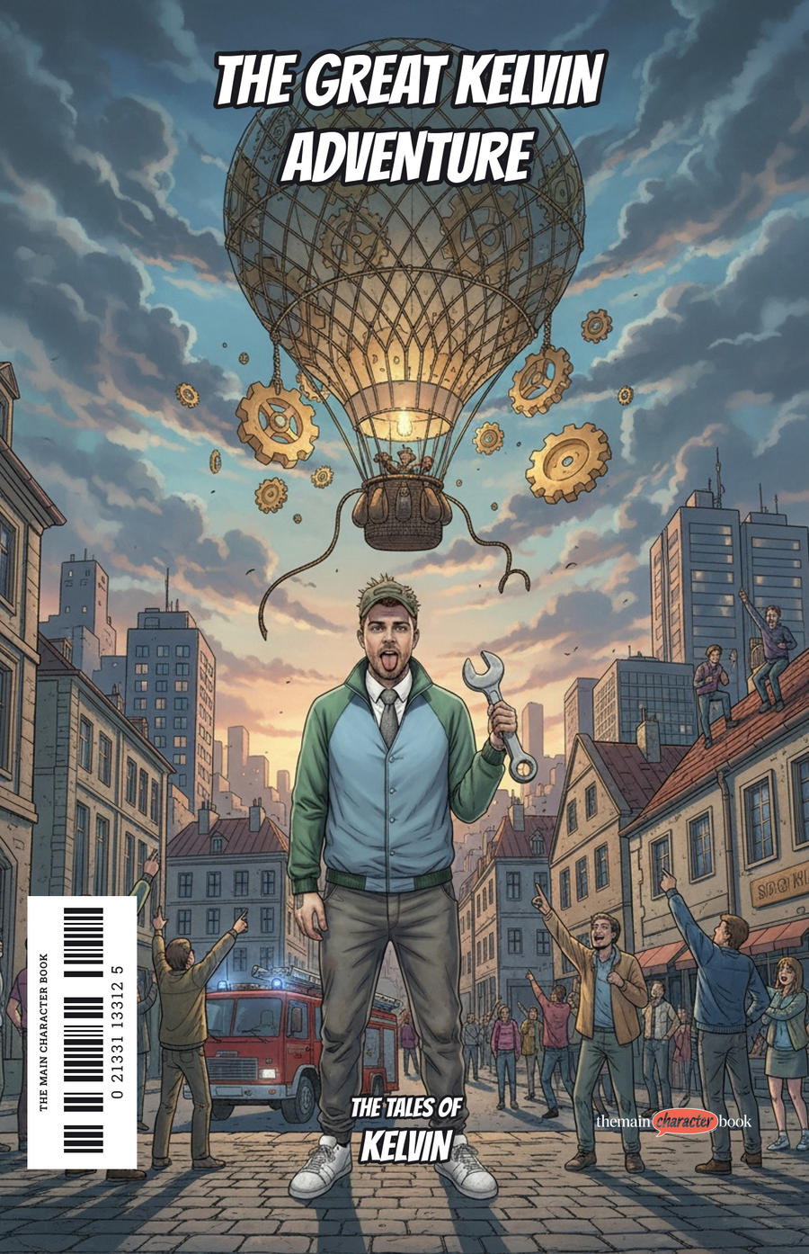 The Great Kelvin Adventure — personalised front cover