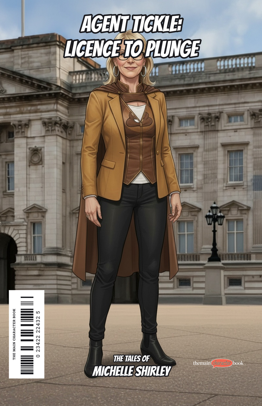 Agent Tickle: Licence to Plunge — personalised front cover
