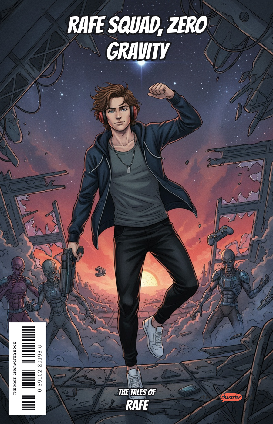 Rafe Squad, Zero Gravity — personalised front cover