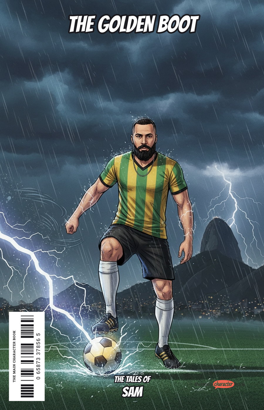 The Golden Boot — personalised front cover
