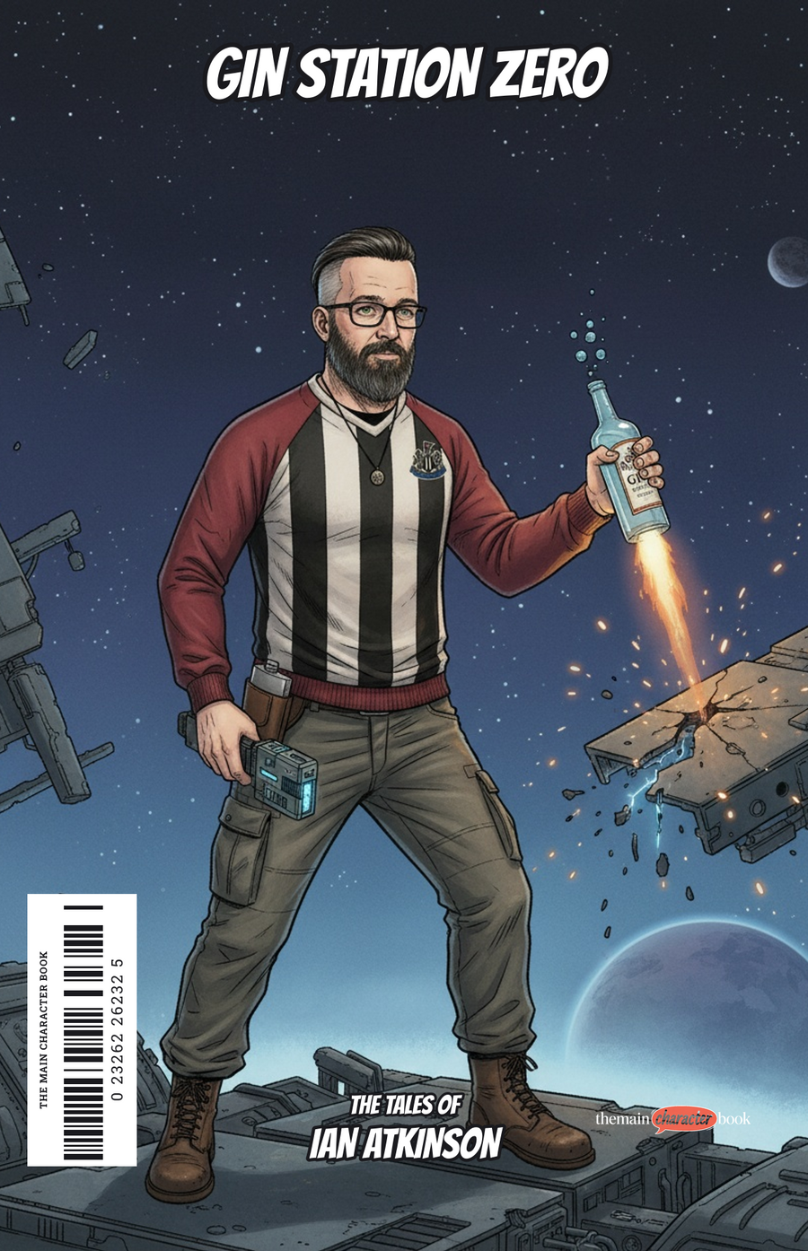 Gin Station Zero — personalised front cover