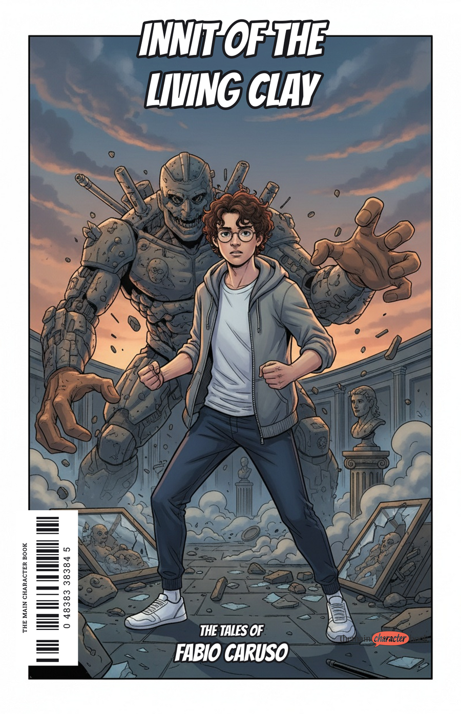 Innit of the Living Clay — personalised front cover