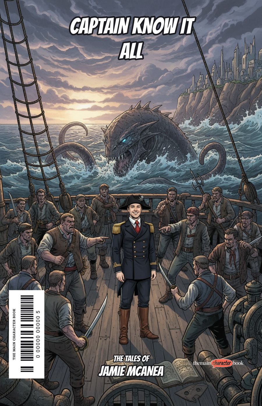 Captain Know It All — personalised front cover