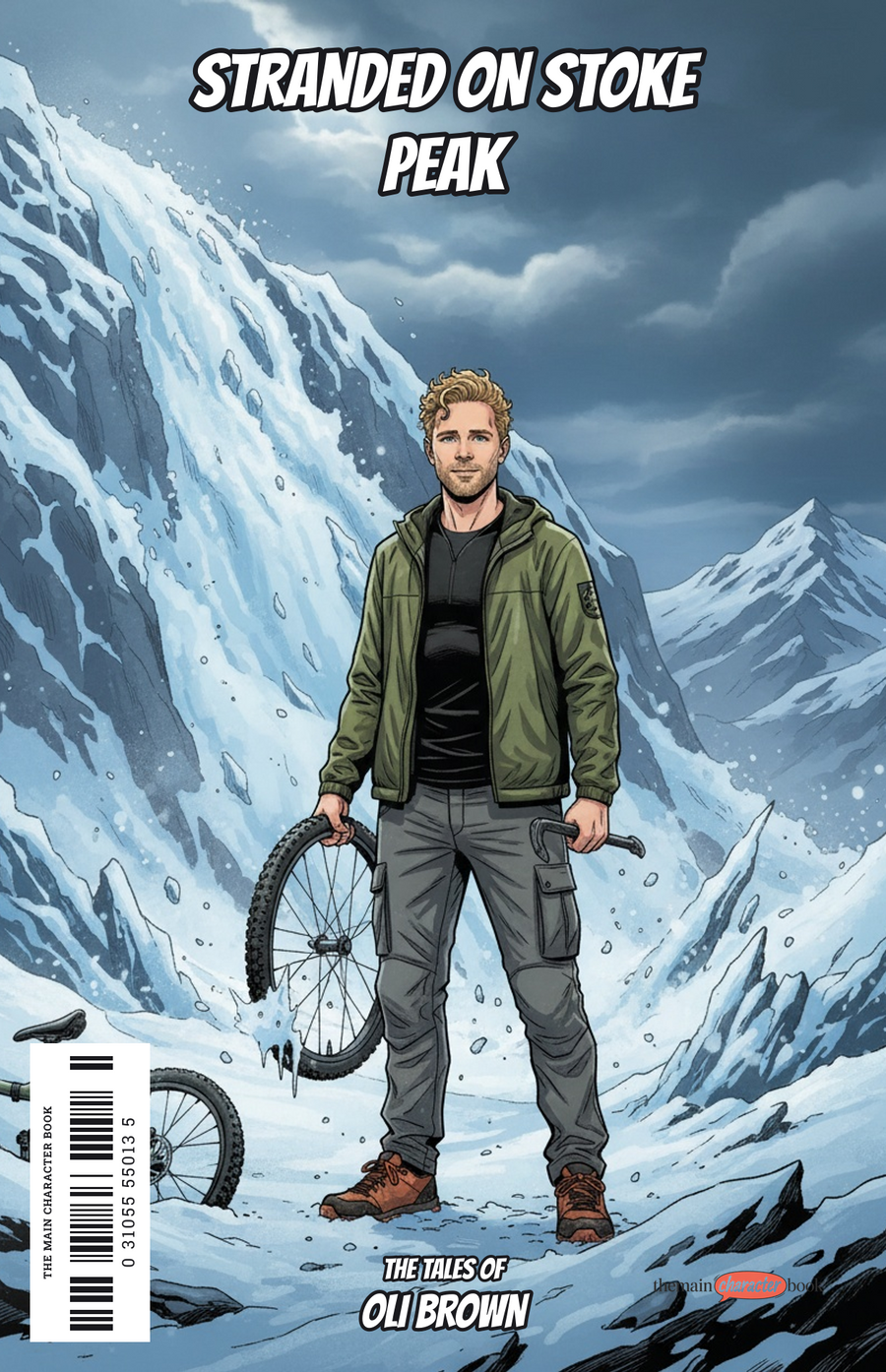 Stranded on Stoke Peak — personalised front cover