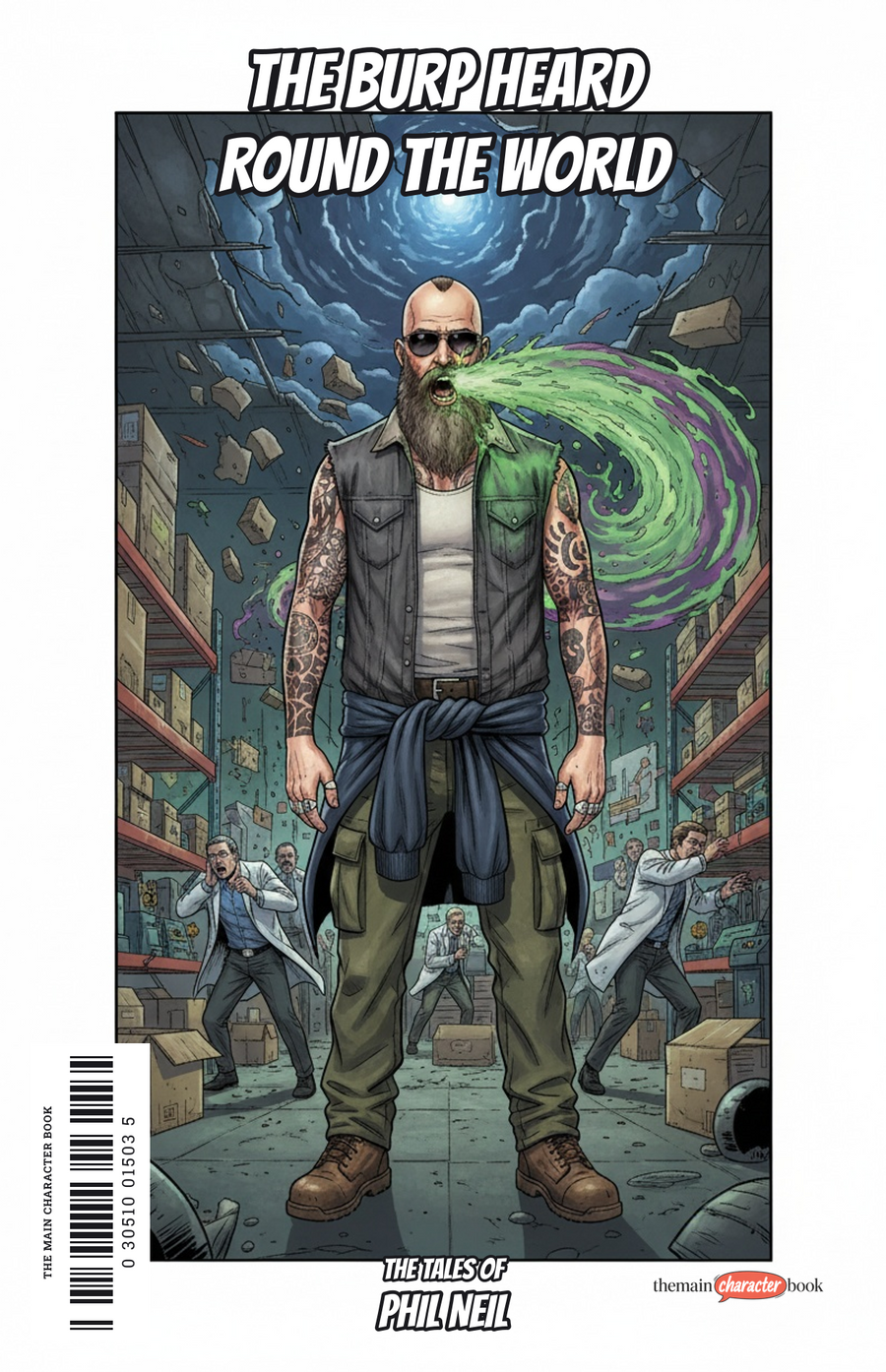 The Burp Heard Round the World — personalised front cover