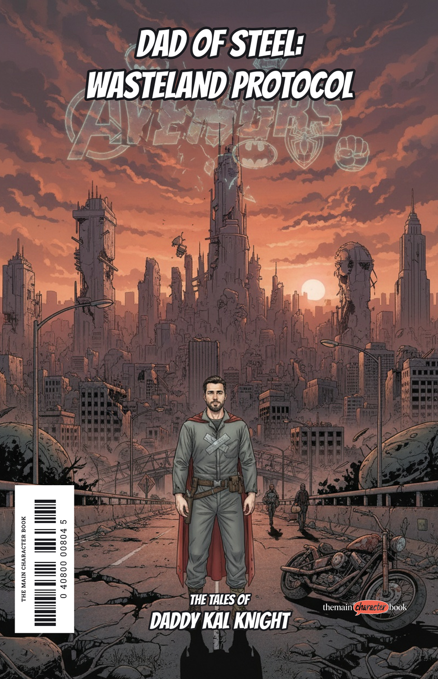 Dad of Steel: Wasteland Protocol — personalised front cover