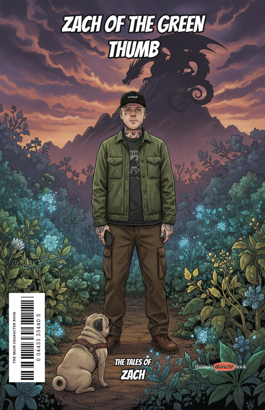 Zach of the Green Thumb — personalised front cover