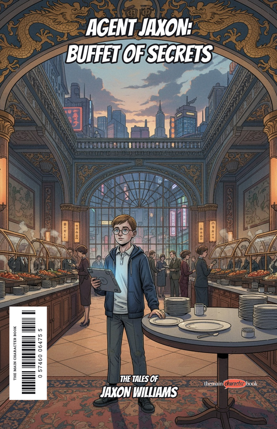 Agent Jaxon: Buffet of Secrets — personalised front cover