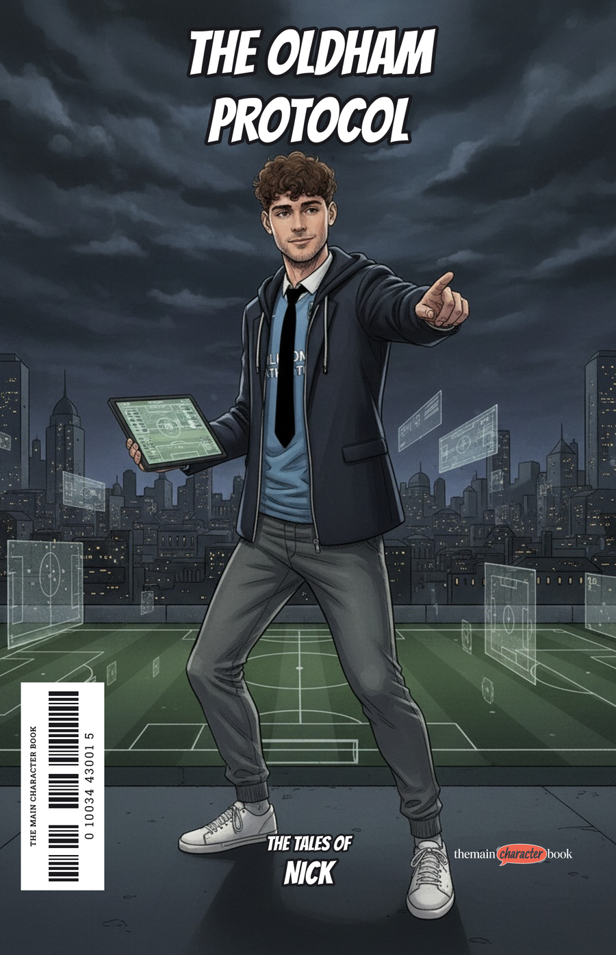 The Oldham Protocol — personalised front cover