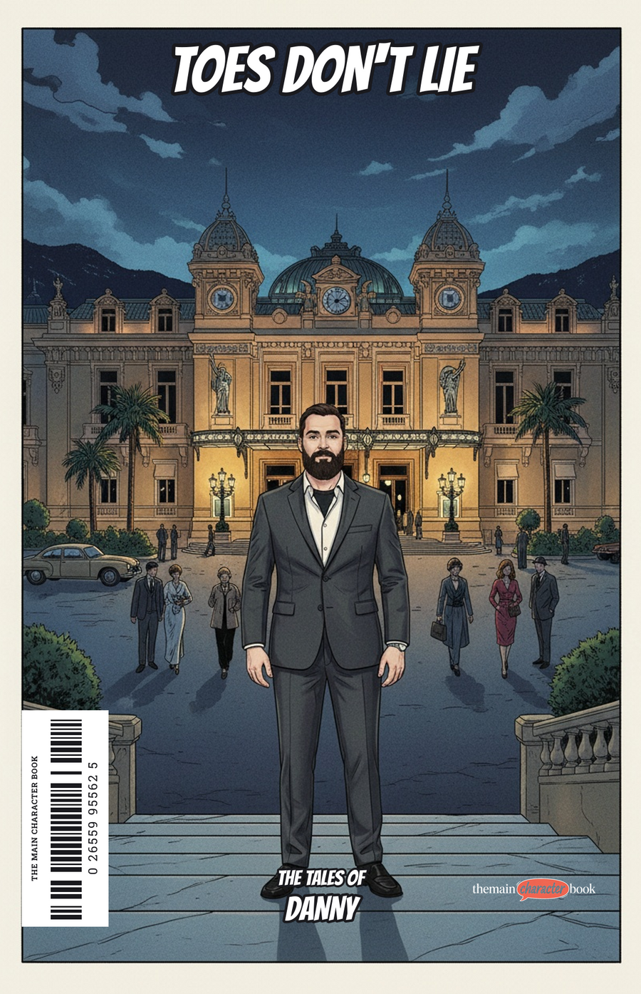Toes Don't Lie — personalised front cover