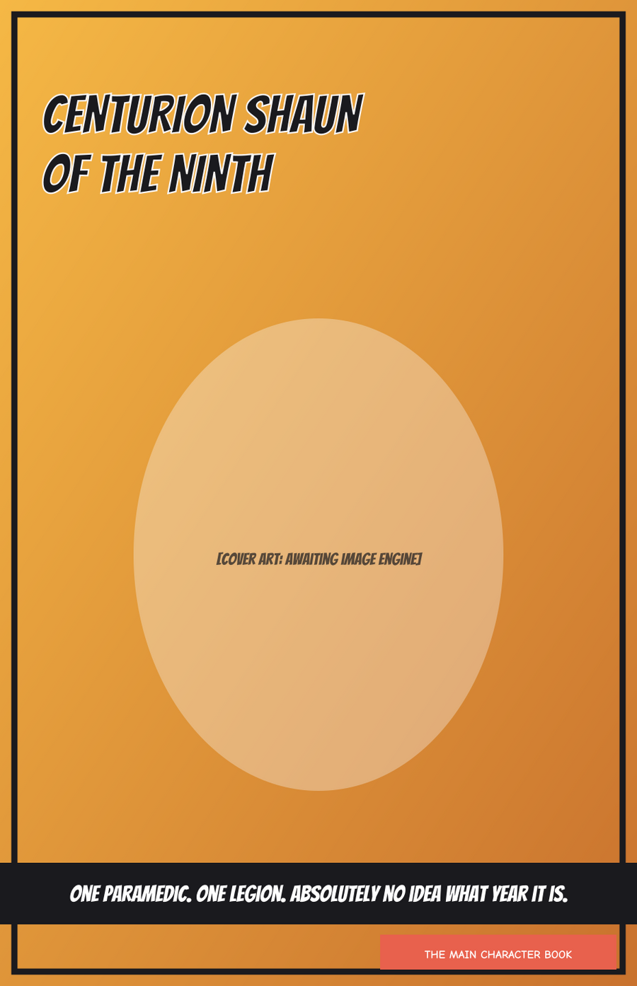 Centurion Shaun of the Ninth — personalised front cover