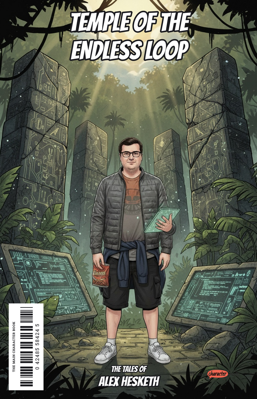 Temple of the Endless Loop — personalised front cover