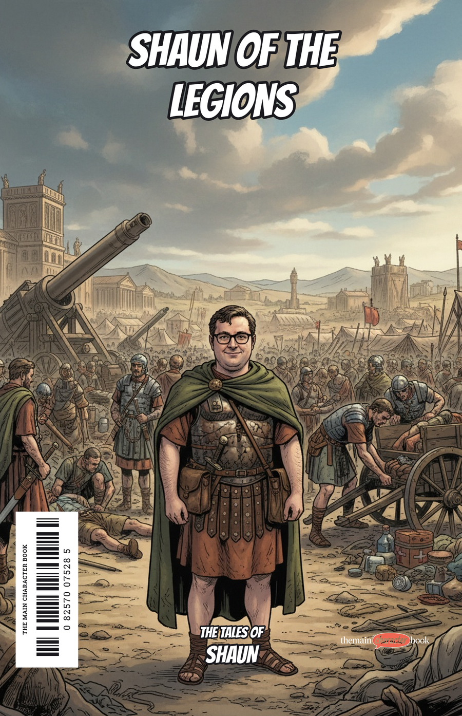 Shaun of the Legions — personalised front cover