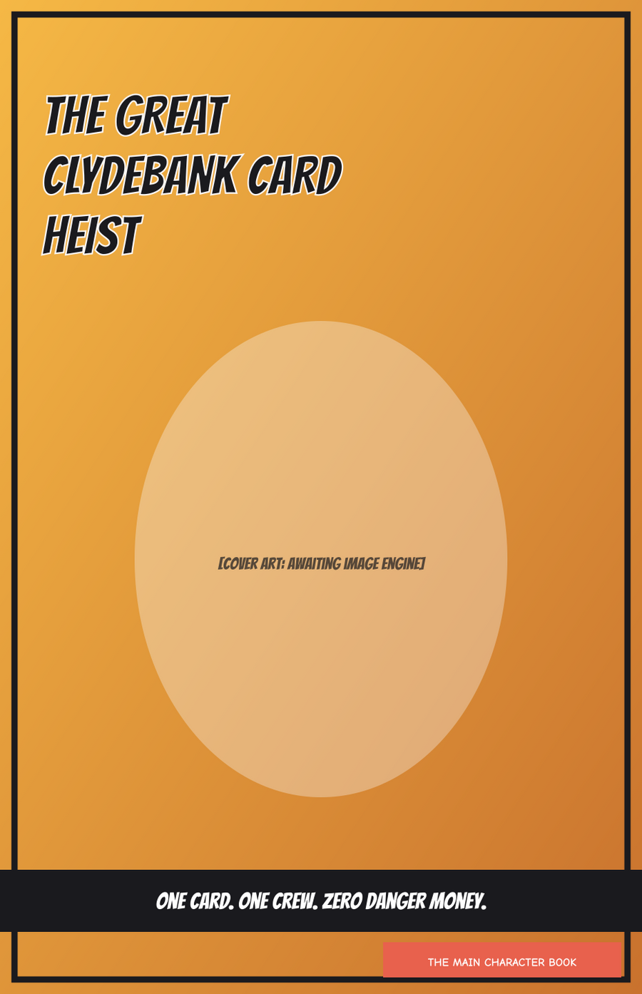 The Great Clydebank Card Heist — personalised front cover