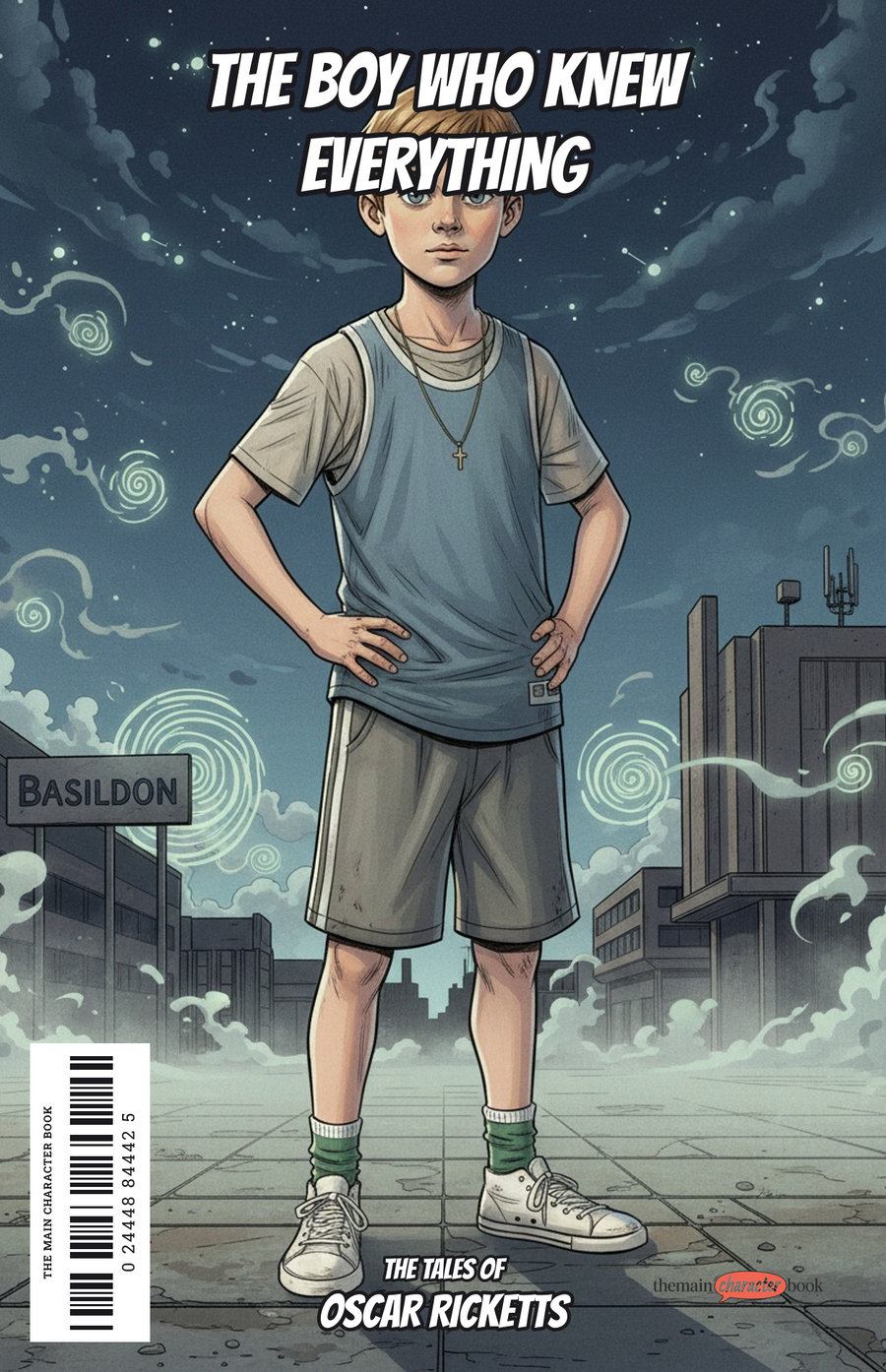 The Boy Who Knew Everything — personalised front cover