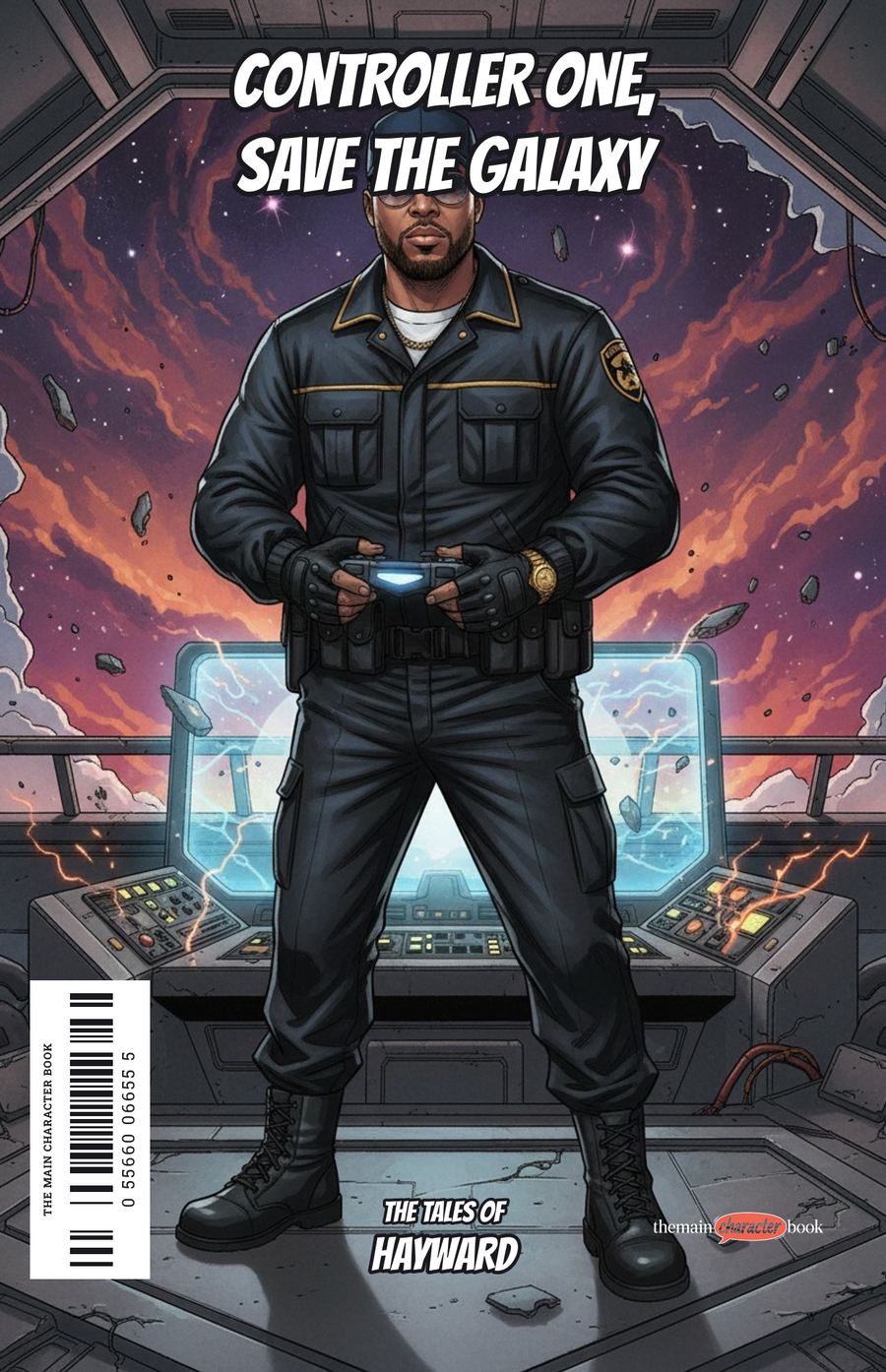 Controller One, Save the Galaxy — personalised front cover