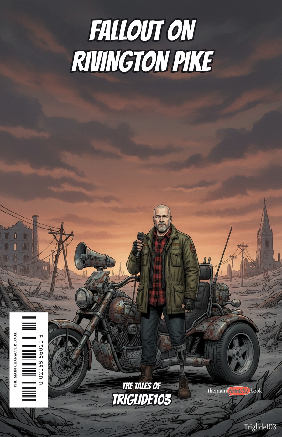 Fallout on Rivington Pike — personalised front cover