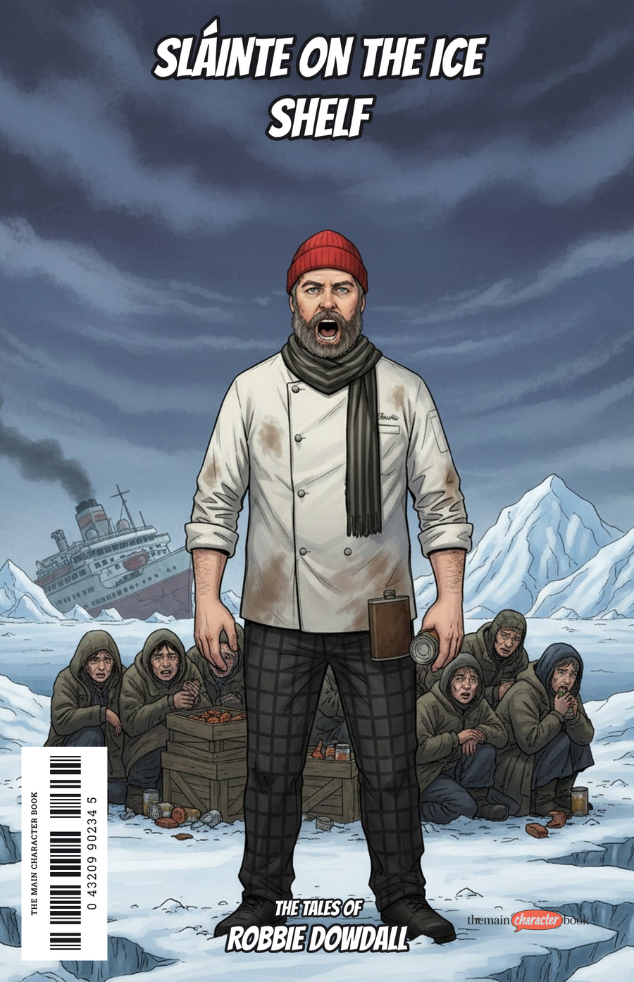 Sláinte on the Ice Shelf — personalised front cover