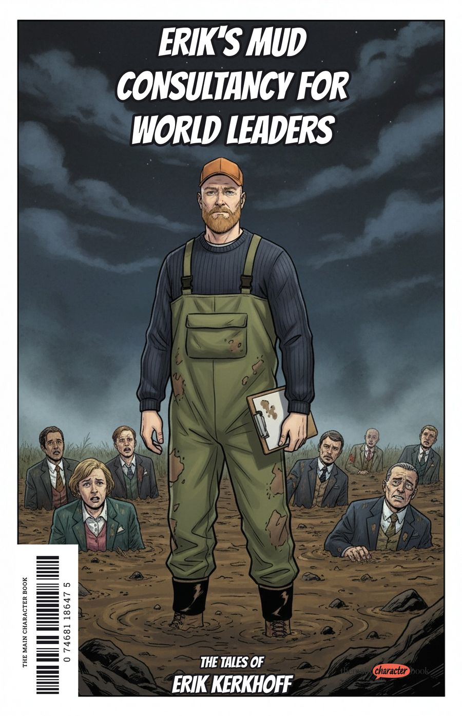 Erik's Mud Consultancy for World Leaders — personalised front cover
