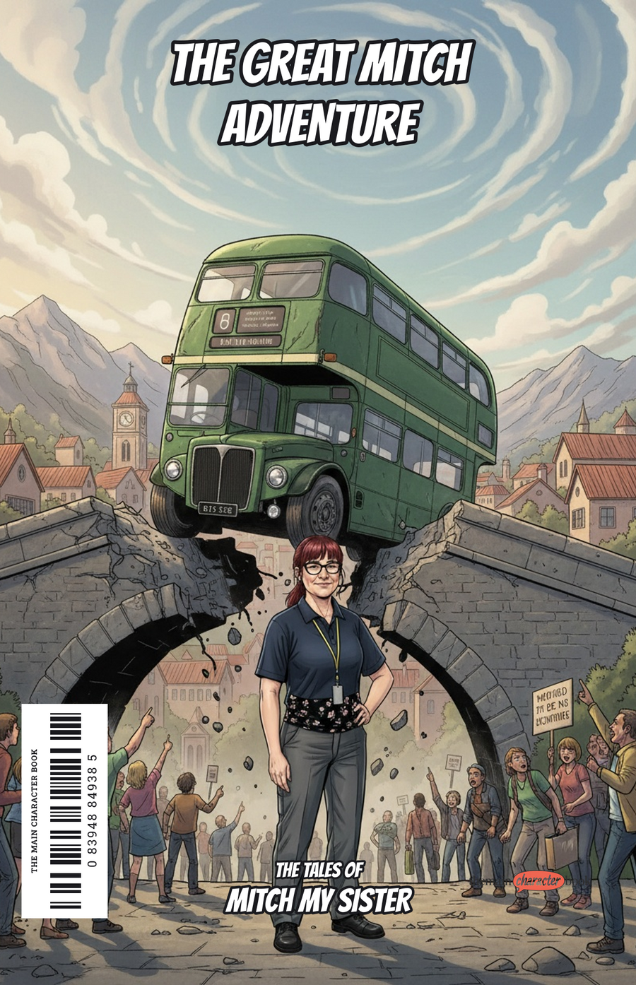 The Great Mitch Adventure — personalised front cover