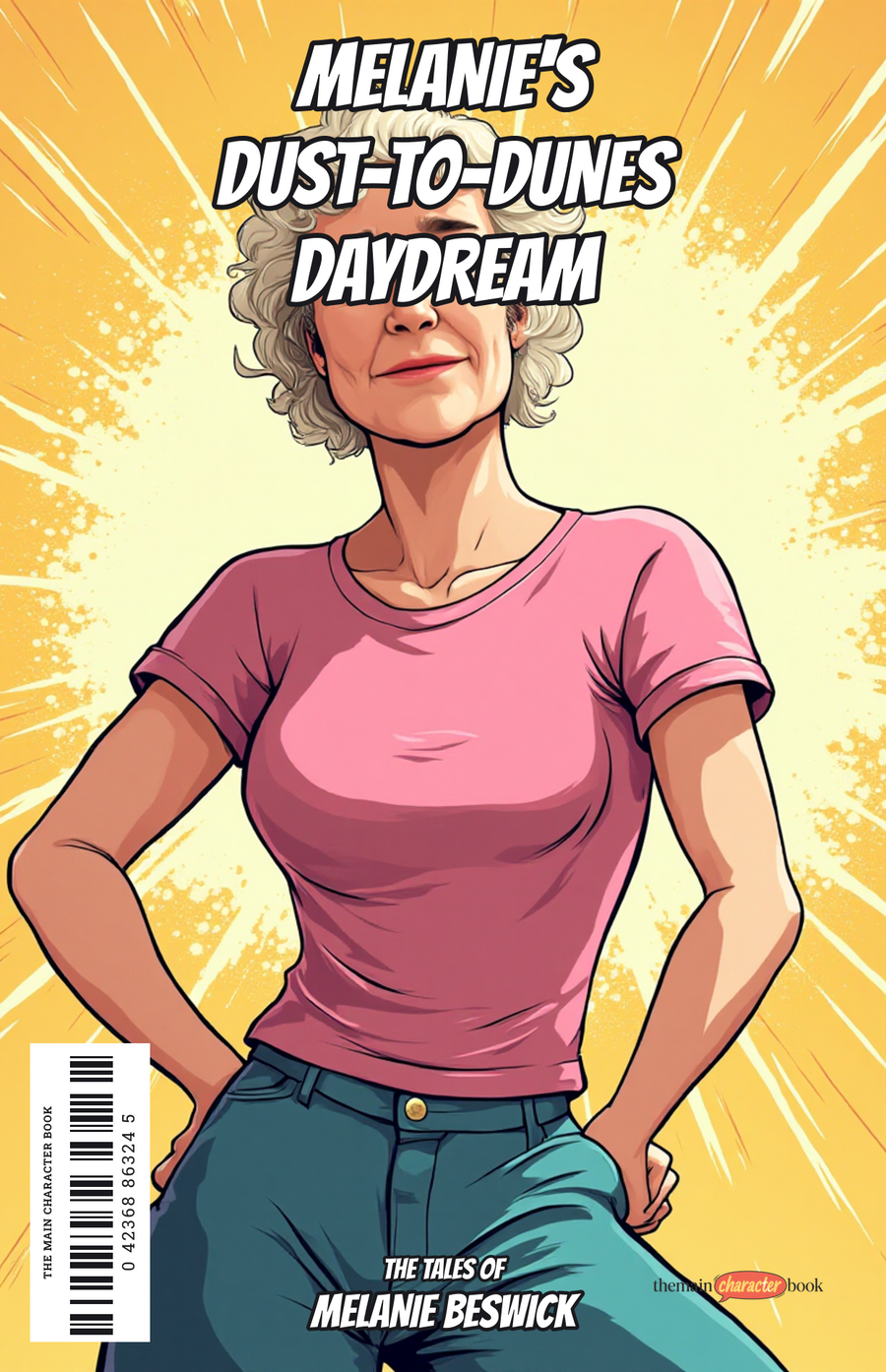 Melanie's Dust-to-Dunes Daydream — personalised front cover