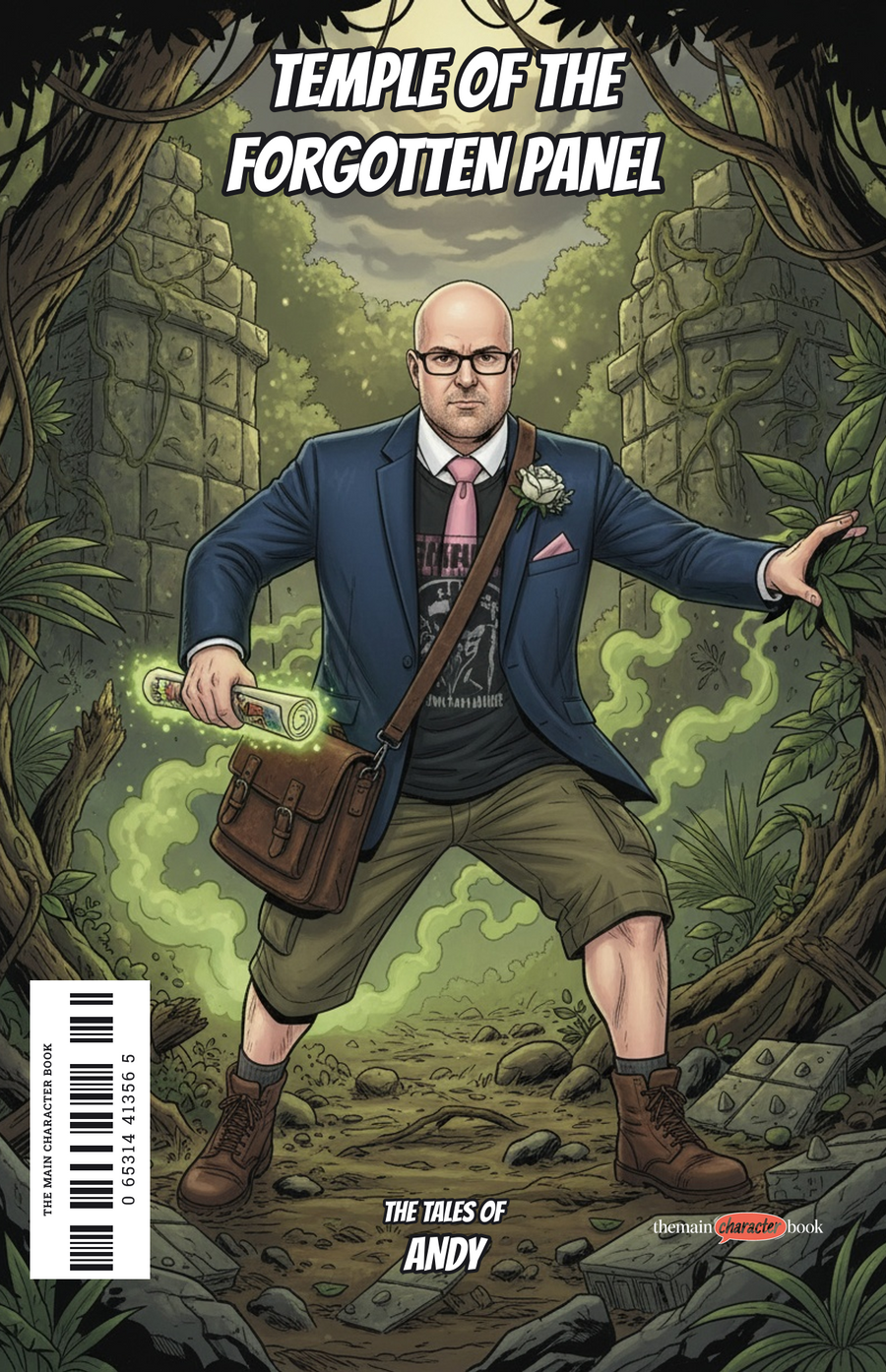 Temple of the Forgotten Panel — personalised front cover