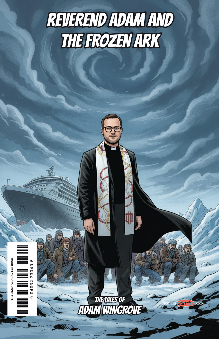 Reverend Adam and the Frozen Ark — personalised front cover
